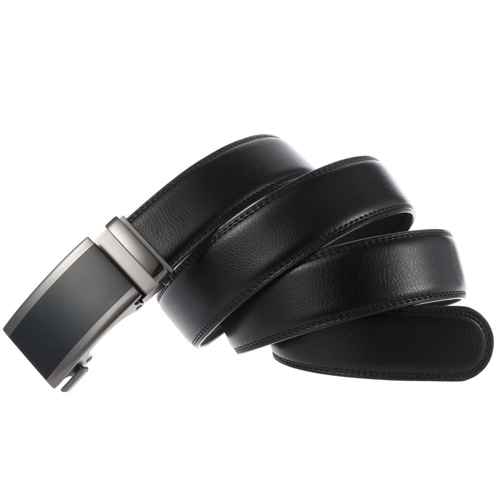 Men’s Statement Leather Ratchet Dress Belt