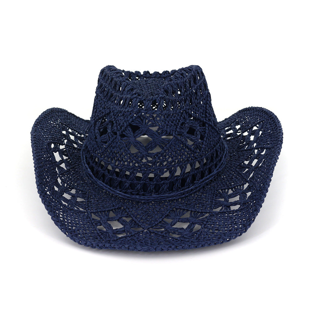 Hat travel sun sun visor western cowboy straw hat