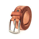 Men's Vintage Pin Buckle Cowhide Belt