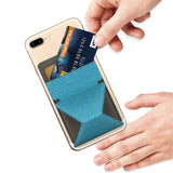 Compatible with Apple, Universal Slim Magnetic Car Holder Sticker Wallet For IPhone