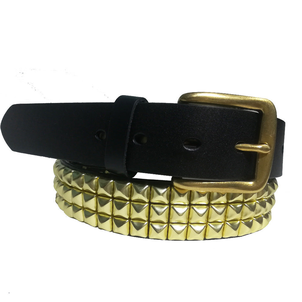 Gothic Punk Rivet Rock Belt for Men