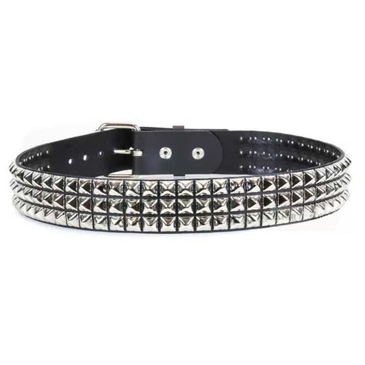 Gothic Punk Soft Surface Men’s Belt - Rivet Rock Edge