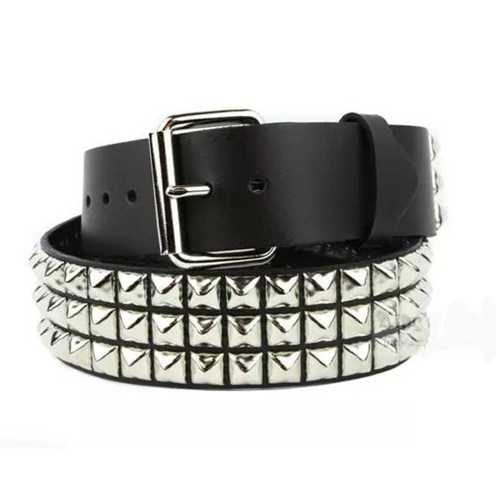 Gothic Punk Rivet Rock Belt for Men