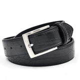Mens Fashion Waist Belts Faux Pattern With Split Leather Luxury Male Designer Belt Accessories Factory Price