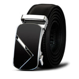Men’s Statement Cowhide Belt with Automatic Buckle