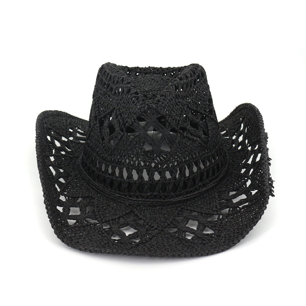 Hat travel sun sun visor western cowboy straw hat
