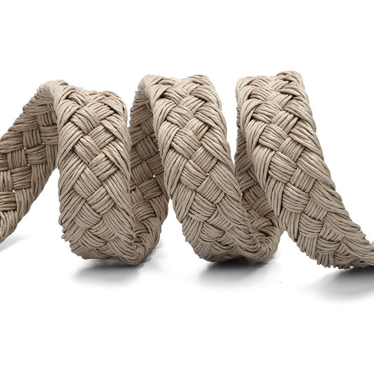 Casual Woven Rope Belt - Flexible Fit & All-Day Comfort