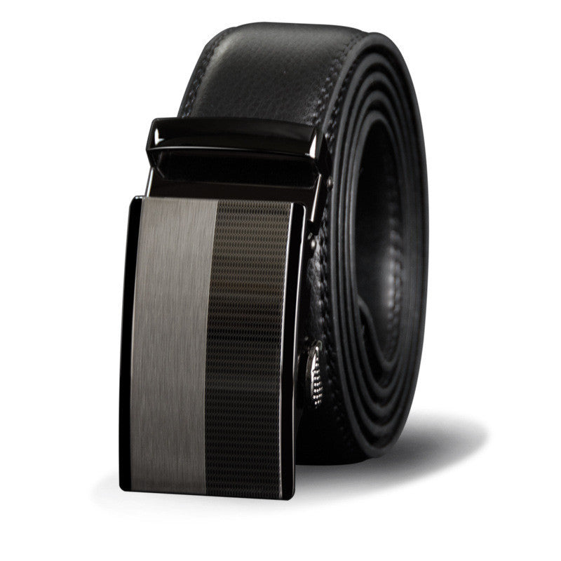 Men's two-layer cowhide belt belt