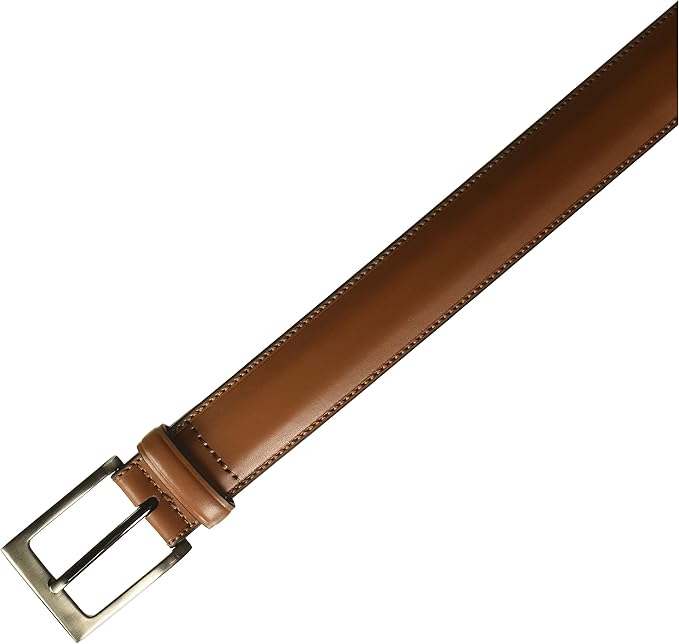 "Timothy" Leather Dress Belt – Extended Sizes