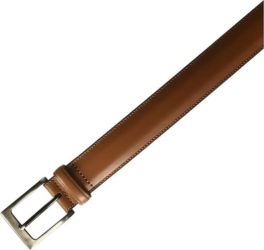 "Timothy" Leather Dress Belt – Extended Sizes