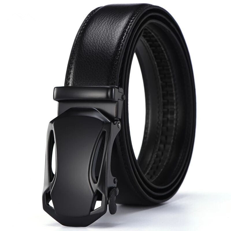 Luxury Men’s Statement Leather Ratchet Belt