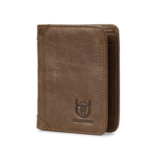 Casual Men’s Leather Wallet | First Layer Cowhide with Multi-Compartment Design