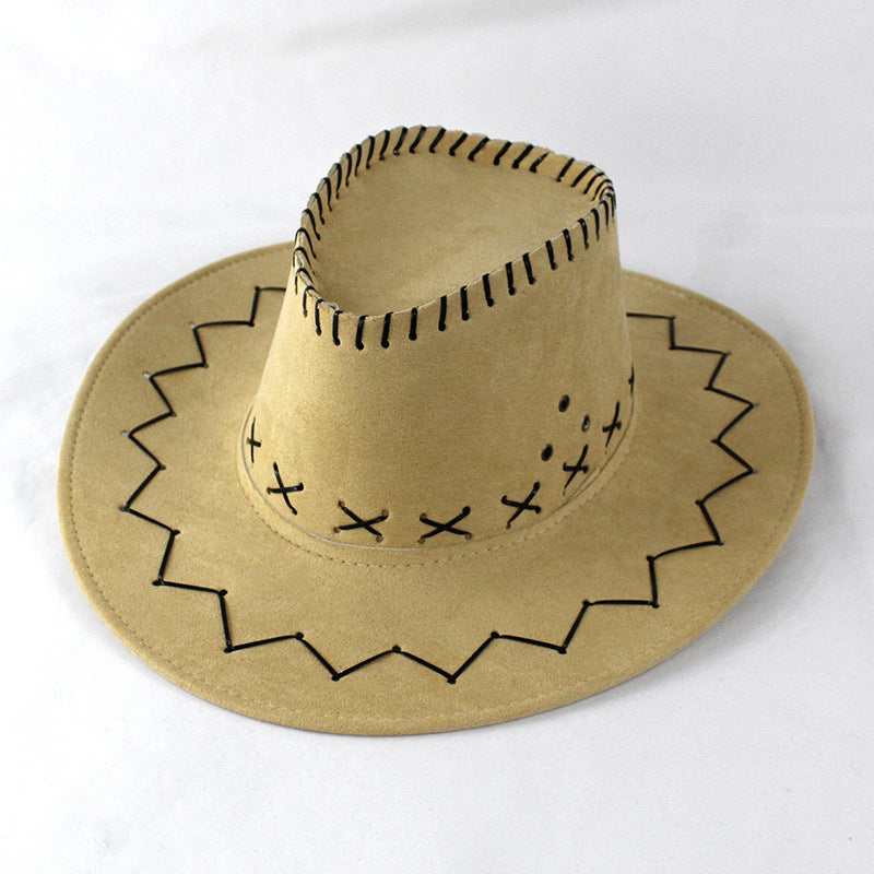Casual flannel cowboy hat