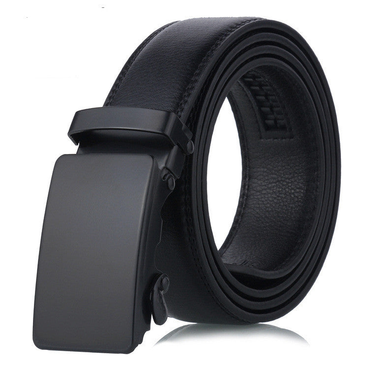 Men’s Statement Leather Ratchet Belt with Adjustable Fit