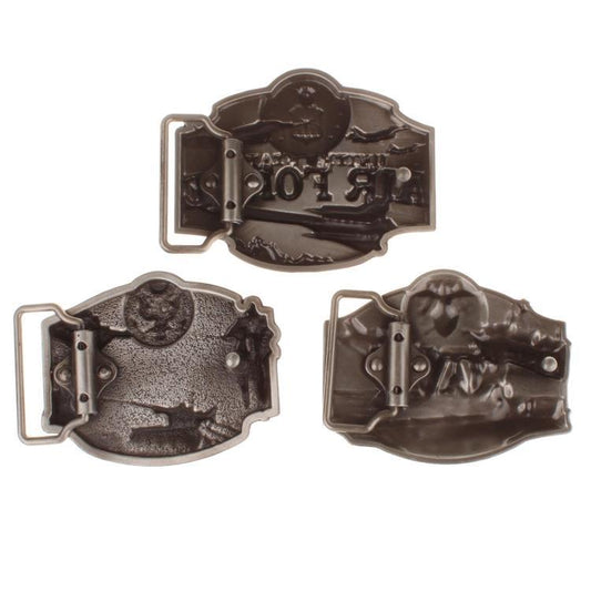 Western PU Leather Belt - Smooth Buckle Everyday Fit