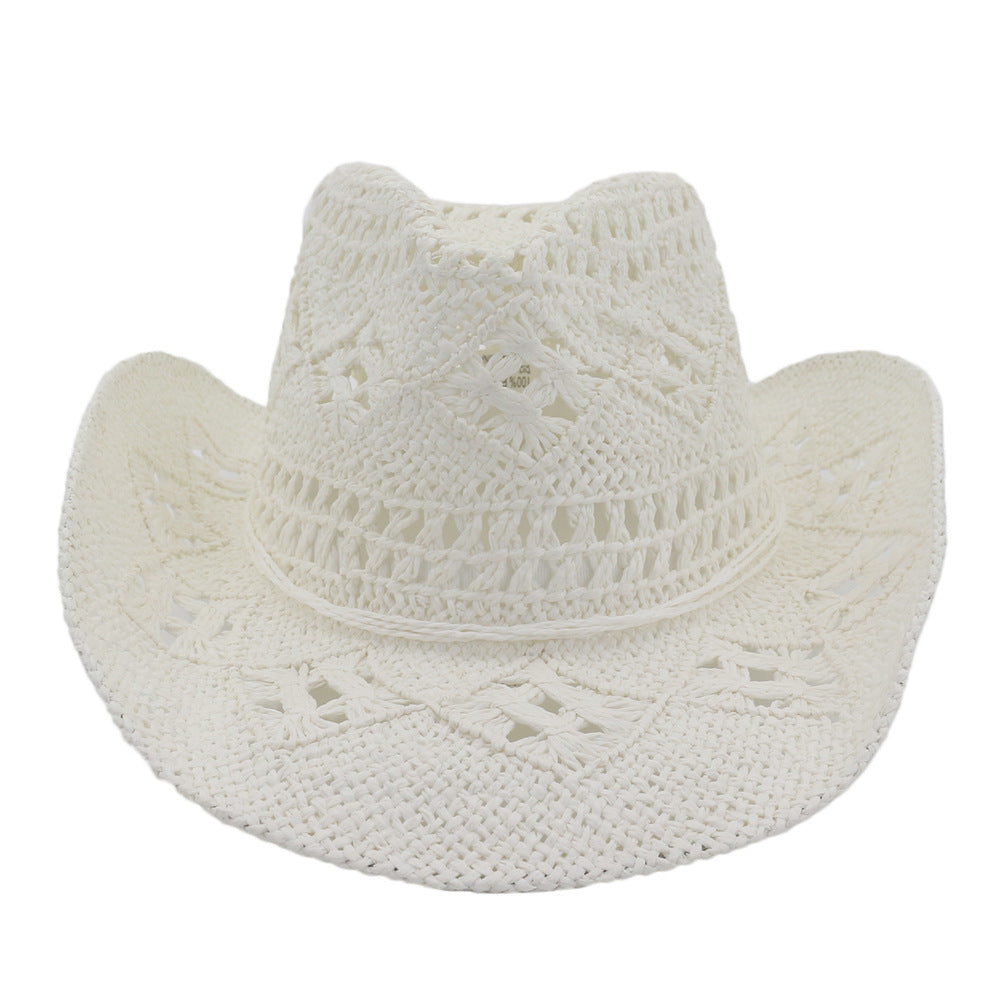 Hat travel sun sun visor western cowboy straw hat