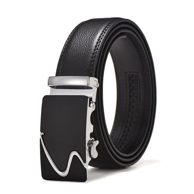 Luxury Men’s Statement Leather Ratchet Belt