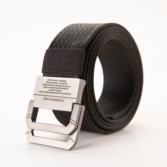 Military Nylon Tactical Belt - Quick-Release Double Ring Fit