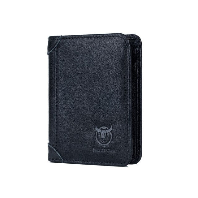 Casual Men’s Leather Wallet | First Layer Cowhide with Multi-Compartment Design