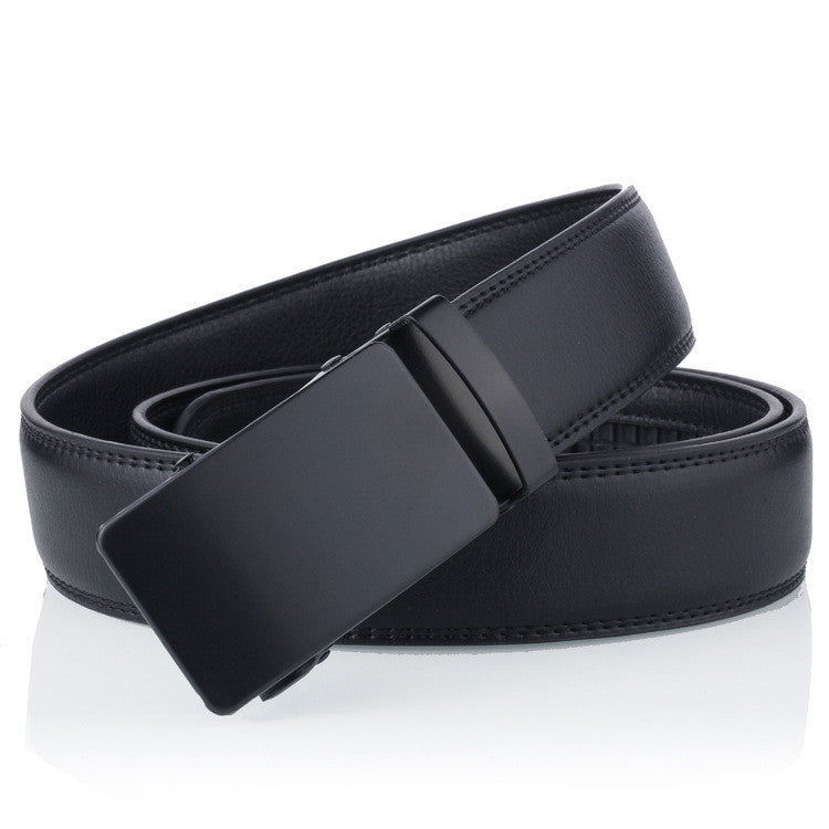 Men’s Statement Leather Ratchet Belt with Adjustable Fit