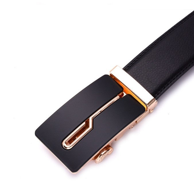 Men’s Statement Leather Ratchet Dress Belt