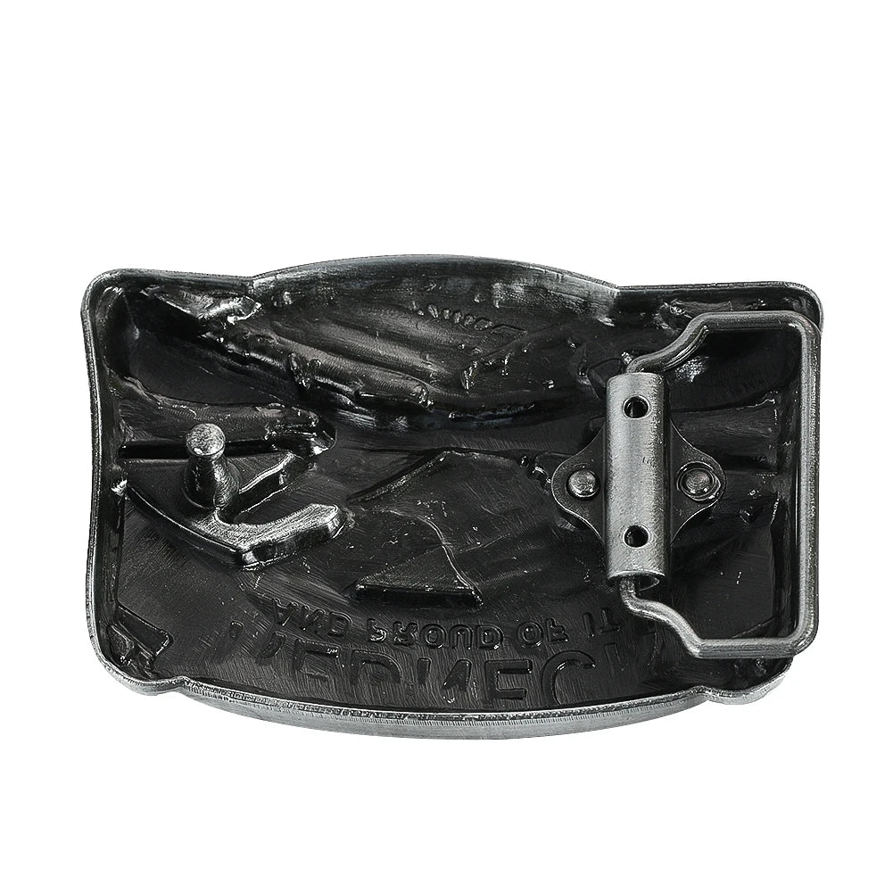 Men's Shotgun Eagle Belt Buckle - Durable Western & Redneck Style