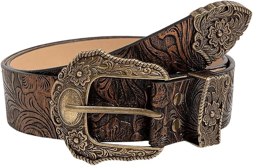 Women's 70s Concho Rodeo Vintage Belt – Snap Buckle