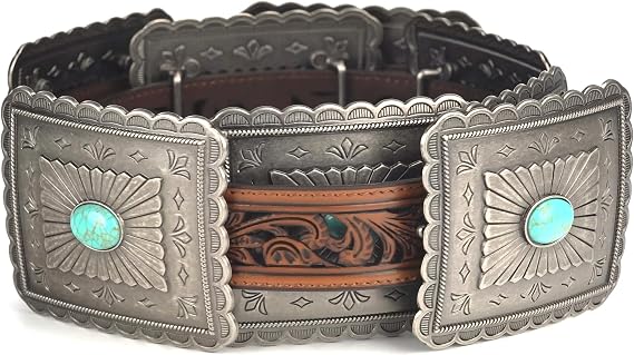 Women's Turquoise Concho Western Belt – Ariat Style