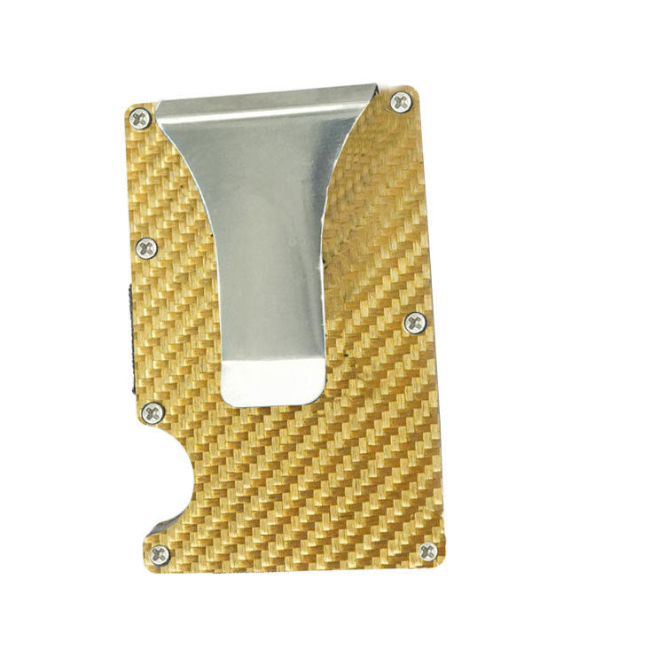Carbon fiber wallet, metal wallet