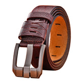 Men’s Versatile Double Skin Leather Casual Belt