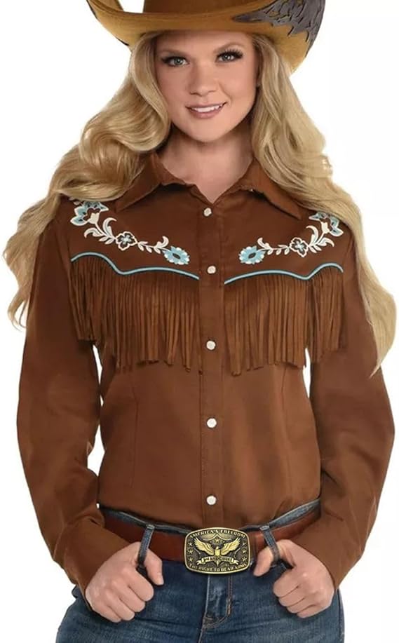American Freedom Western Cowboy Belt Buckle for Men, Women - Zinc Alloy