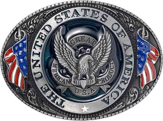 Bald Eagle Vintage Western Belt Buckle - Heirloom Style