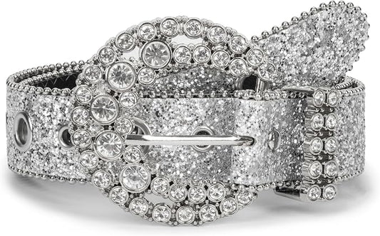 Bling Diamond Cowgirl Belt - Rhinestone Studded Style