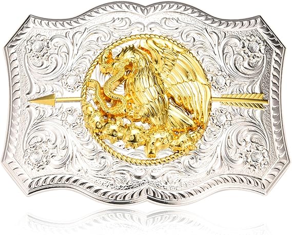Soaring Eagle Snake Vintage Belt Buckle – Bold Rodeo Style