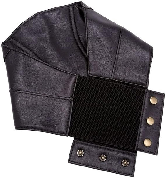 Elastic Corset Cincher Belt - Snap Closure, Wide Fit