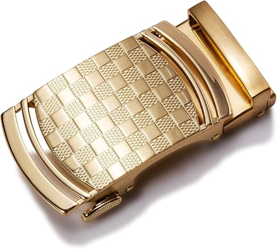 Gold Automatic Ratchet Belt Buckle for Formal & Wedding Wear