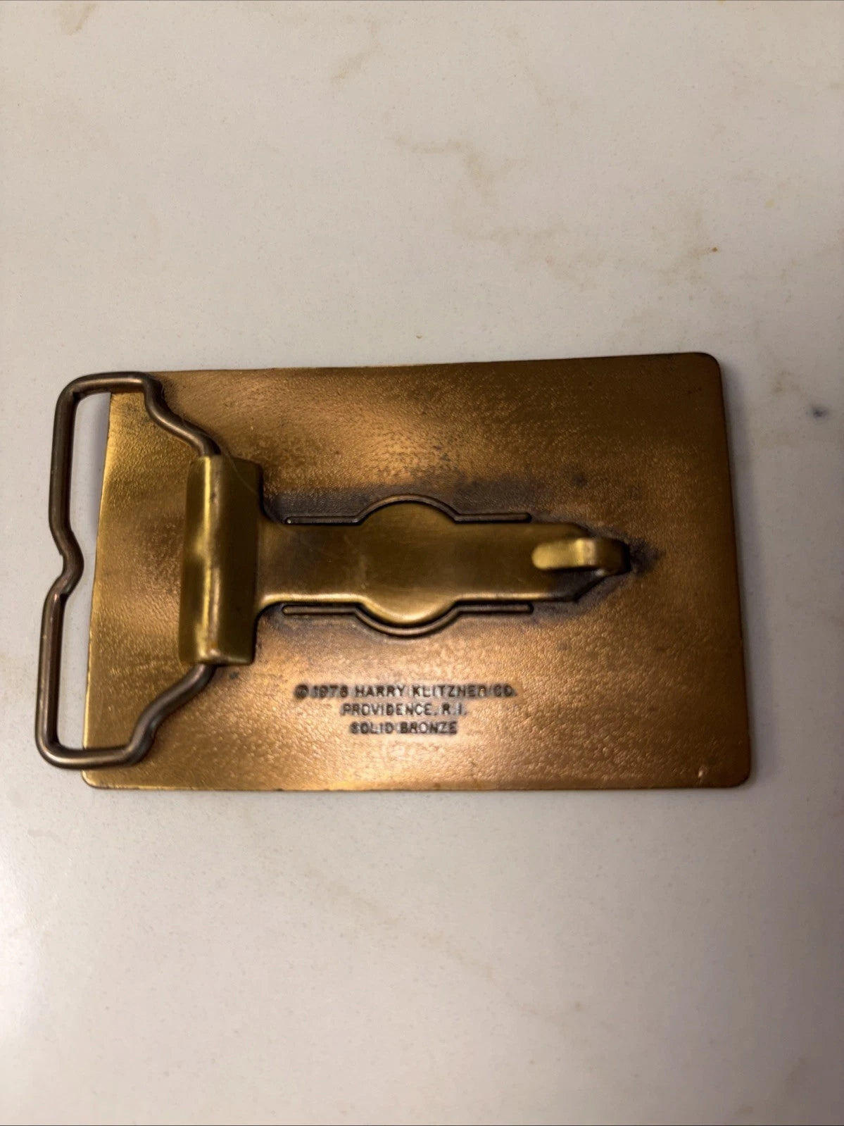 Masonic Lodge Bronze Fraternal Belt Buckle