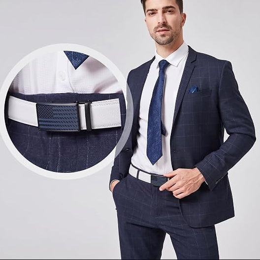 American Flag Ratchet Belt Buckle for Men
