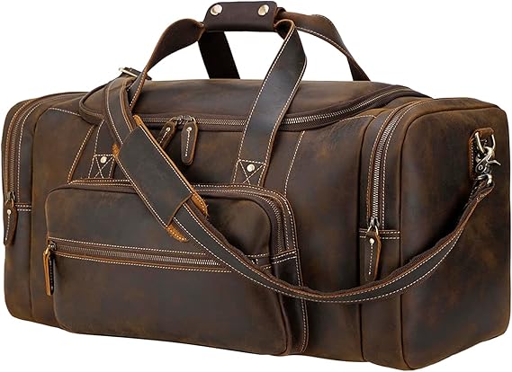 Men's Extra-Large Full Grain Cowhide Weekender – 26
