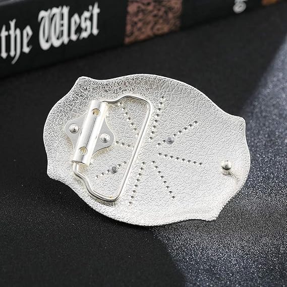 Western Initial Letter Belt Buckle – Personalized Cowboy Style