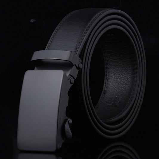 Men’s Leather Ratchet Belt - Precise Adjustable Fit