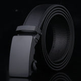 Men’s Statement Leather Ratchet Belt with Adjustable Fit