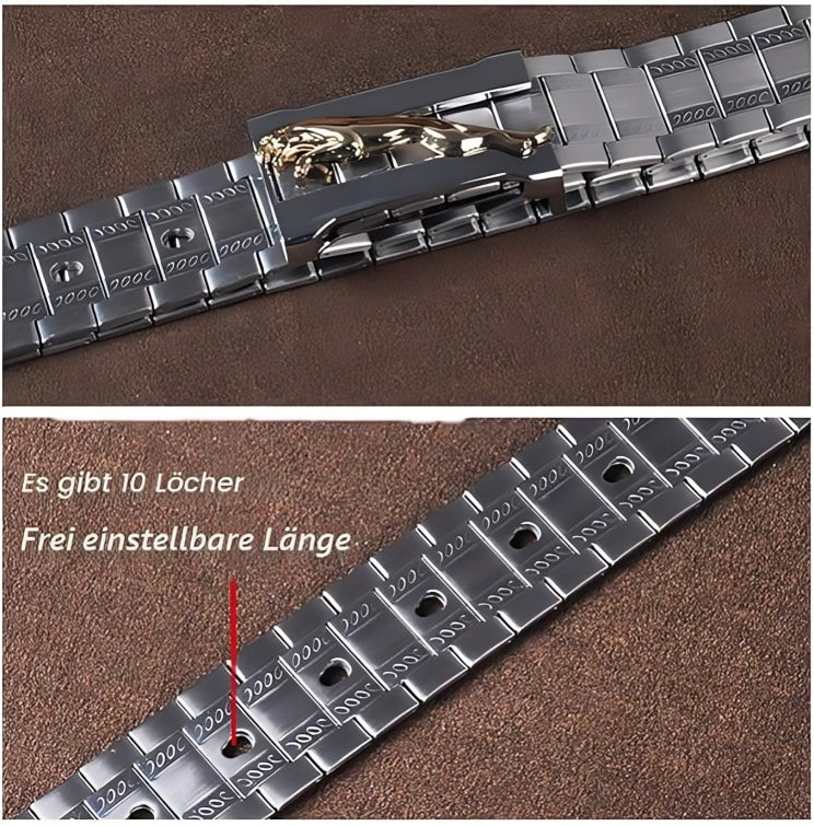 Stainless Steel Fitness Waist Belt - Adjustable Metal Belt