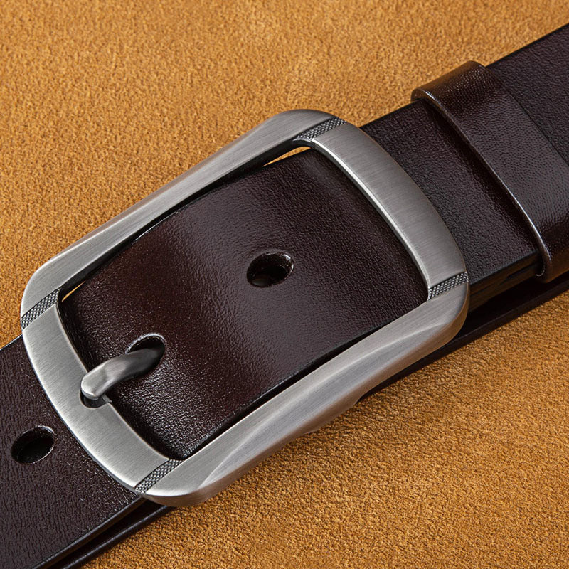 Men’s First Layer Cowhide Leather Belt
