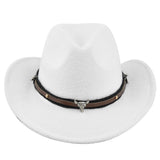 Cowhead Western Cowboy Hat Cornice