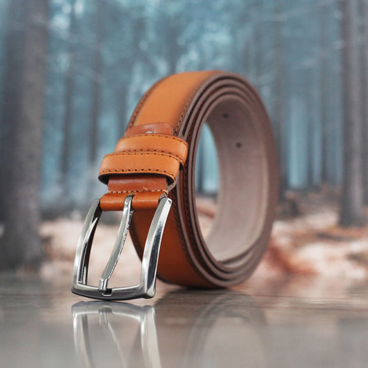 Personalized Leather Belt for Men – Custom Engraved Gift