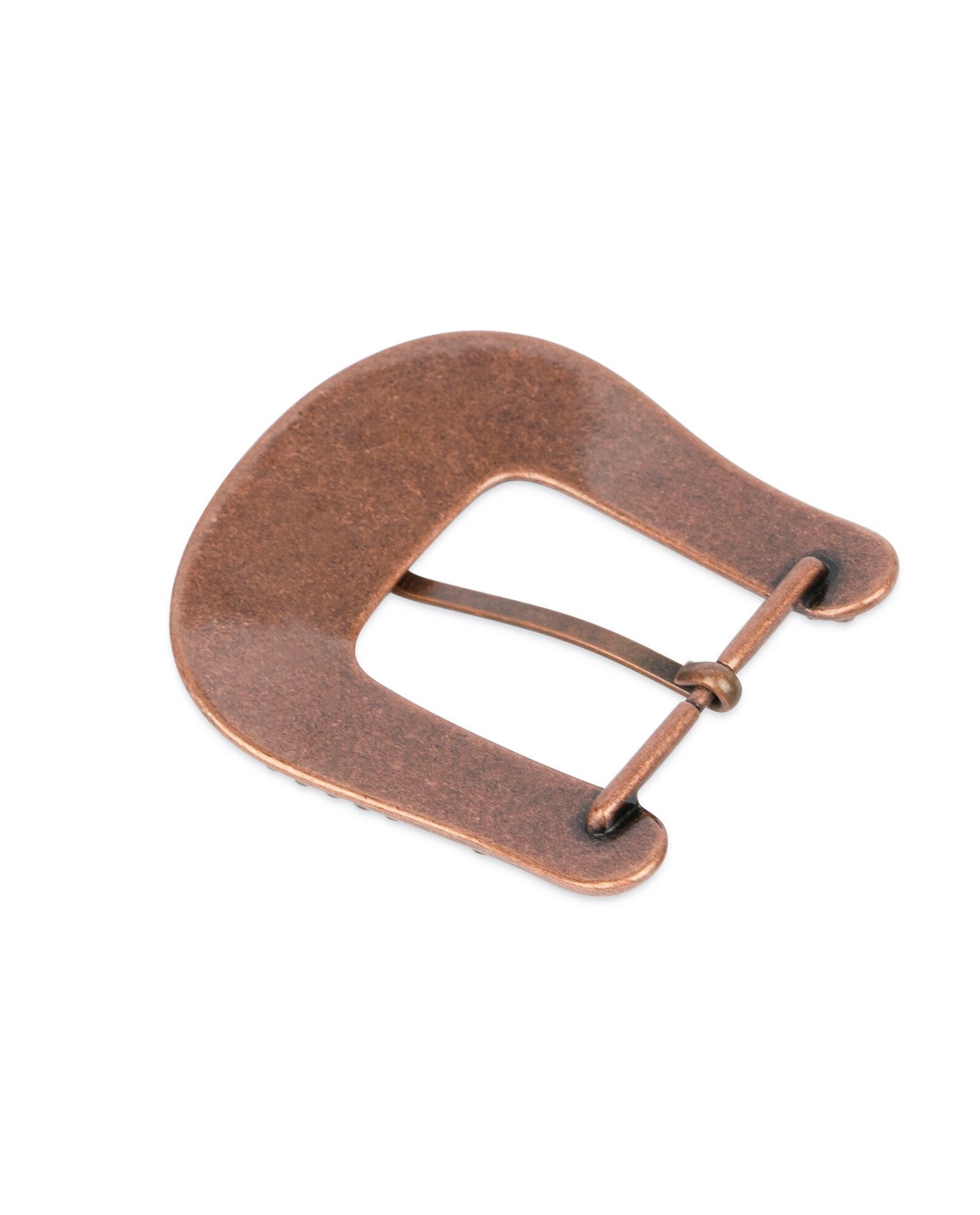 Men's Vintage Western Cowboy Belt Buckle - Engraved Brass Tone Rhinestone Flower (38mm)