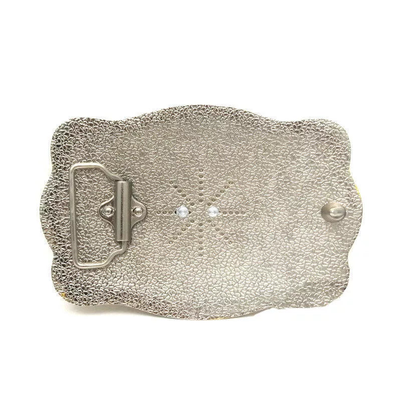Western Rodeo Bull Rider Belt Buckle for Men - Cowboy Alloy Design