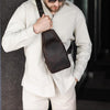 Men's Handmade Leather Sling Bag – Vintage Cowhide