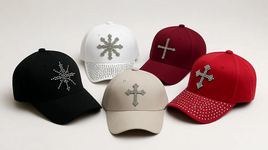 Rhinestone Caps for Men & Women Bold, Versatile, and Stylish Accessories